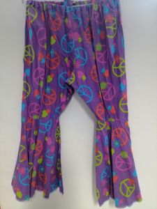 Kids Costumes to Hire - Purple with peace sign bellbottoms